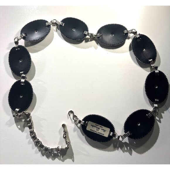 Vintage Ginger Propper For Two Blondes Western Concho Belt With Silver-Tone Engr - Picture 3 of 10